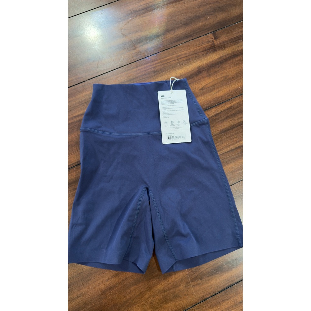 LSKD Elixir Mid Short Tight Future Navy XS High Waist Biker Shorts NEW NWT - Picture 15 of 16